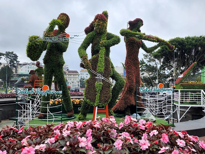 حديقة الزهور في دالات ‪‪Dalat Flower Park‬‬