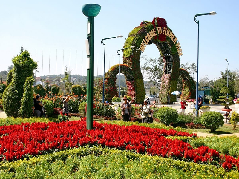 حديقة الزهور في دالات ‪‪Dalat Flower Park‬‬