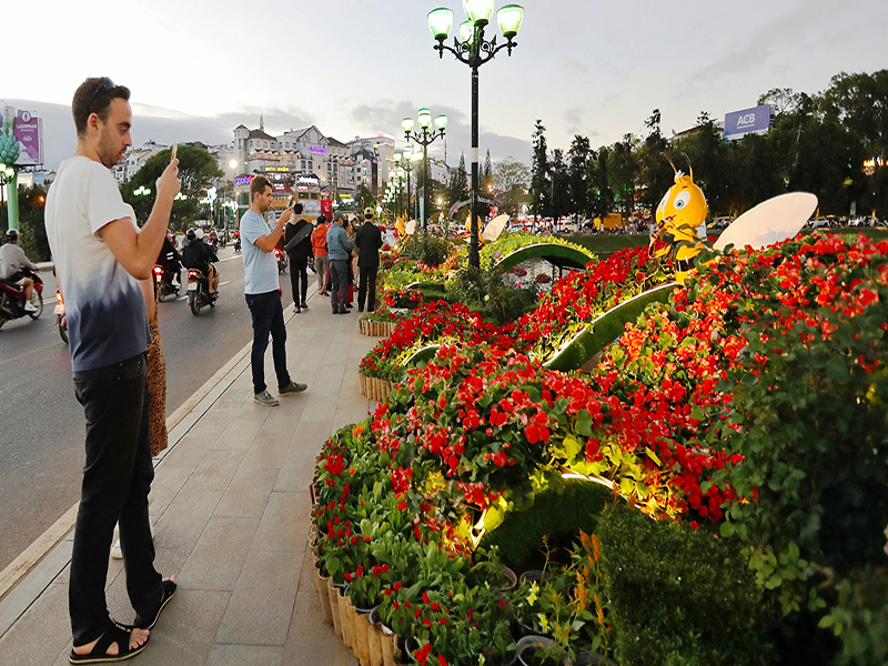 حديقة الزهور في دالات ‪‪Dalat Flower Park‬‬